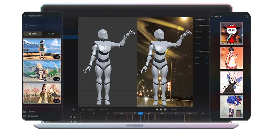 3D Virtual avatar and Facial Animation Software